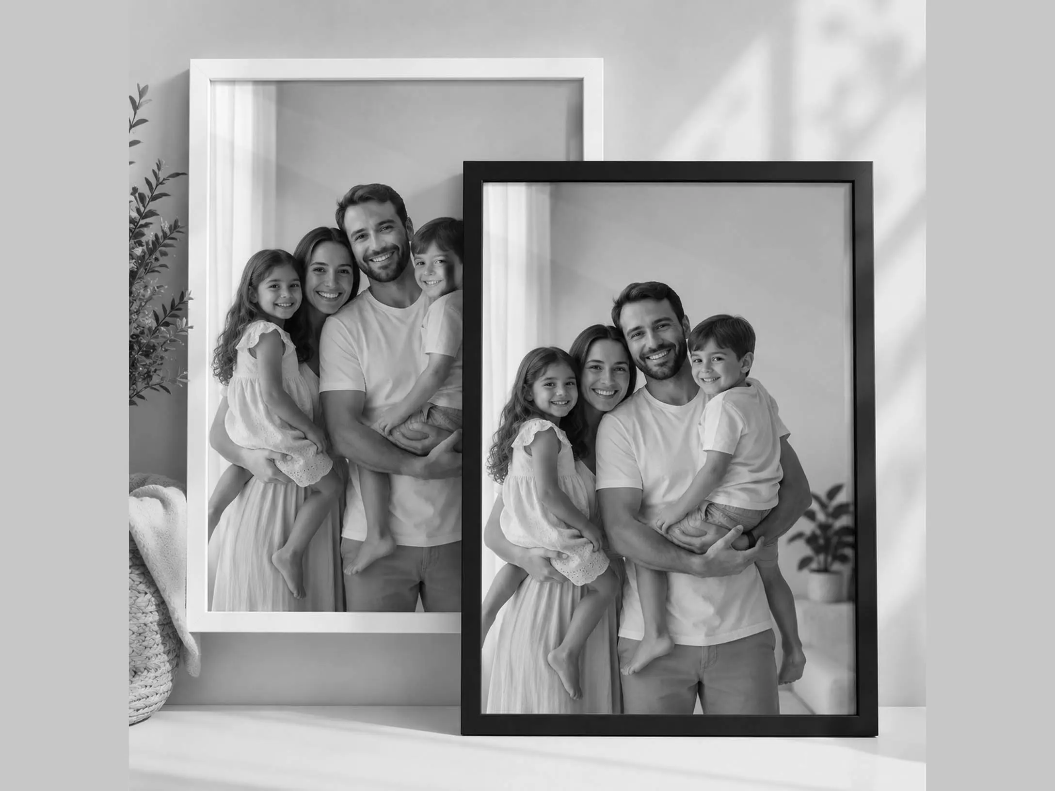 Fotografias personalizadas na decoração